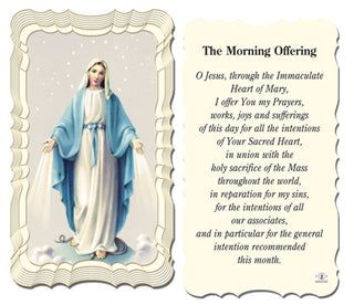 50-Pack - The Morning Offering Holy Card