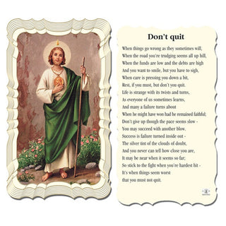 50-Pack - Don'T Quit Holy Card
