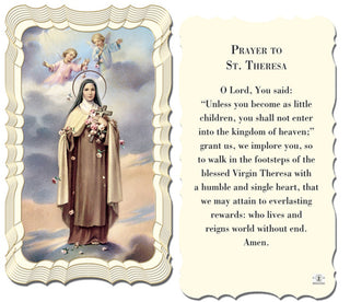 50-Pack - Prayer To St Therese Holy Card