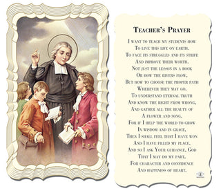 50-Pack - Teacher-J.B.Lasalle Holy Card