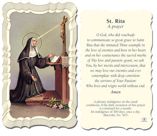 50-Pack - Saint Rita Holy Card