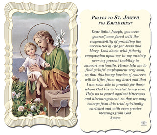 50-Pack - Saint Joseph Holy Card