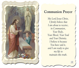 50-Pack - Communion Boy Holy Card