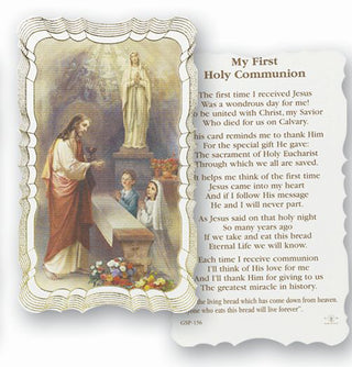 50-Pack - Communion Unisex Holy Card