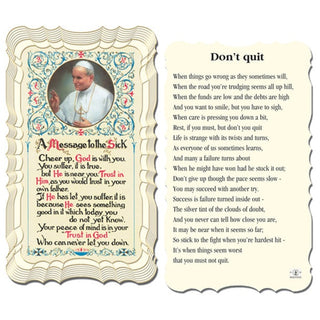50-Pack - Don'T Quit Holy Card