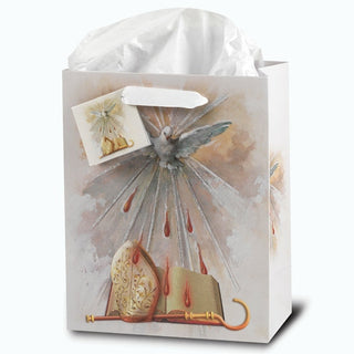 Confirmation Medium Gift Bag with Tissue 73/4X93/4X4 10-Pack