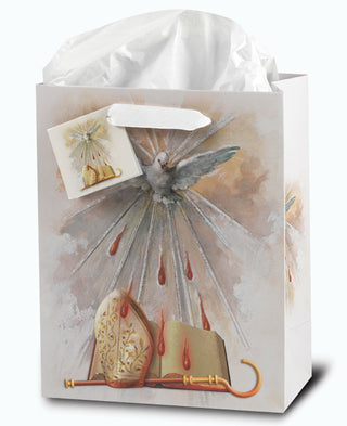 Confirmation Small Gift Bag With Tissue 33/4X5X2 10-Pack