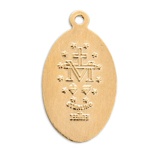 Gold over Sterling Silver Miraculous Medal