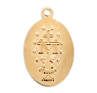 Gold over Sterling Silver Miraculous Medal