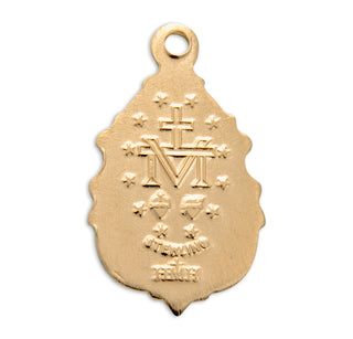 Gold over Sterling Silver Miraculous Medal