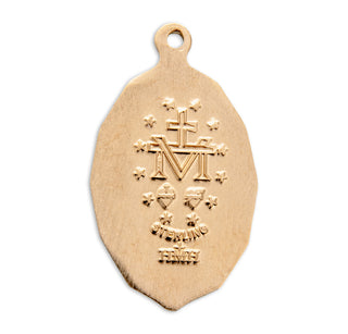 Gold over Sterling Silver Miraculous Medal