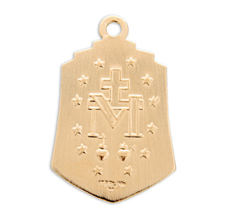 Gold over Sterling Silver Miraculous Medal