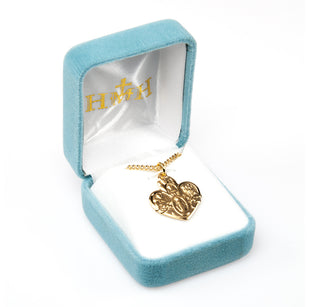 Gold over Sterling Silver 4 Way Medal