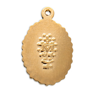 Gold over Sterling Silver Miraculous Medal