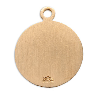 Gold Over Sterling Silver St. Francis Medal