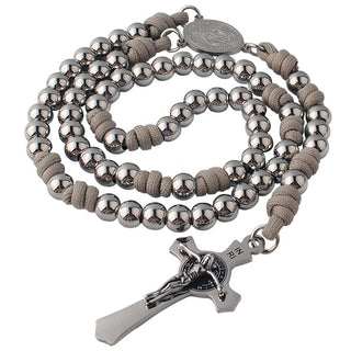 Stainless Steel Rugged Rosary