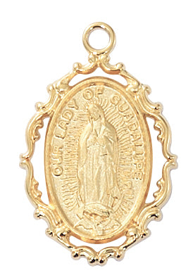 Gold-tone plated Pewter Miraculous Boxed