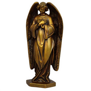 Praying Angel Statue - 18-inch — Bronze finish