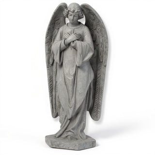 Praying Angel Statue - 18-inch — Old Stone finish