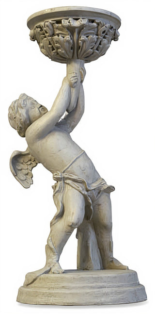 Burden Angel Candleholder Statue - 21-inch