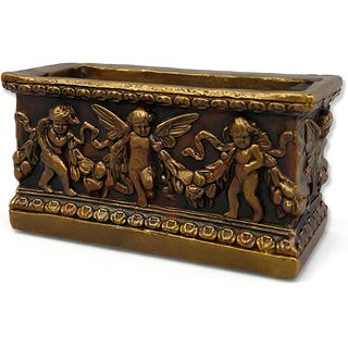 Rectangular Patio Planter — Bronze finish