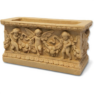 Rectangular Patio Planter — Dusted Sand finish