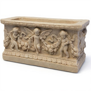 Rectangular Patio Planter — Museum Terracotta finish