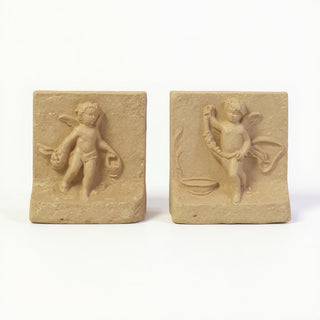 Cherubs of Spring, Set of Two Statue — Dusted Sand finish