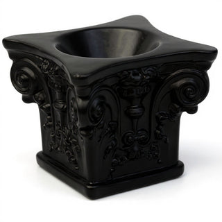 Corinthian Vessel Candleholder — Flat Black finish