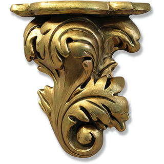 Florentine Bracket - Right Wall Bracket - 13-inch — Antique Gold finish