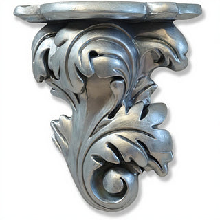 Florentine Bracket - Right Wall Bracket - 13-inch — Antique Silver finish