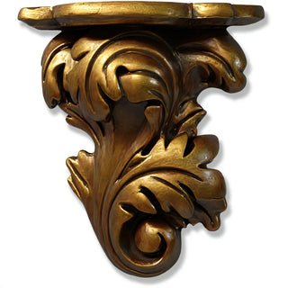 Florentine Bracket - Right Wall Bracket - 13-inch — Bronze finish