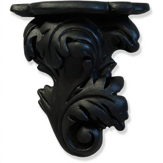 Florentine Bracket - Right Wall Bracket - 13-inch — Flat Black finish