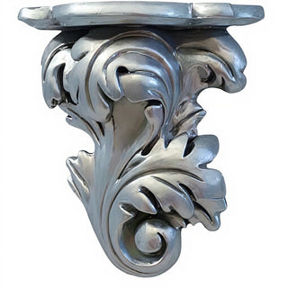 Florentine Bracket - Right Wall Bracket - 13-inch — Silver finish
