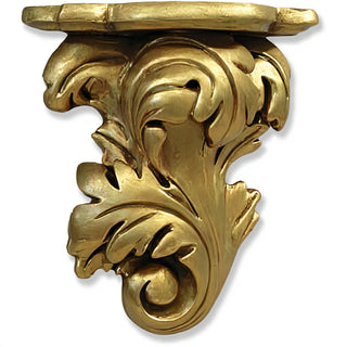 Florentine Bracket - Left - 13-inch — Antique Gold finish