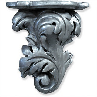 Florentine Bracket - Left - 13-inch — Aged Silver finish