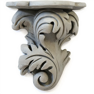 Florentine Bracket - Left - 13-inch — Antique Stone finish