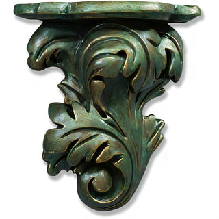Florentine Bracket - Left - 13-inch — Green Bronze finish
