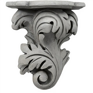 Florentine Bracket - Left - 13-inch — Old Stone finish