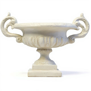 Emen Urn Planter - 18-inch — Antique White finish