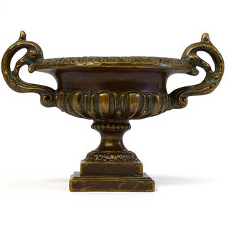 Emen Urn Planter - 18-inch — Bronze finish