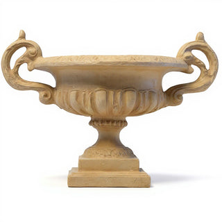 Emen Urn Planter - 18-inch — Dusted Sand finish