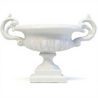 Emen Urn Planter - 18-inch — Flat White finish