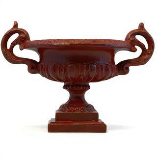 Emen Urn Planter - 18-inch — Rust finish