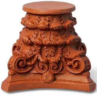 Roman Bath Capital Candleholder - 7-inch — Metro finish