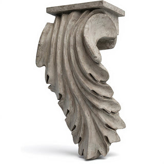 Colossal Leaf Bracket - 17-inch — Antique Stone finish