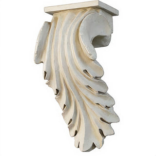 Colossal Leaf Bracket - 17-inch — Antique White finish