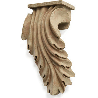 Colossal Leaf Bracket - 17-inch — Gothic Stone finish