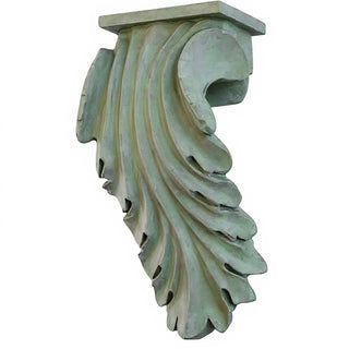 Colossal Leaf Bracket - 17-inch — Mossy Green finish