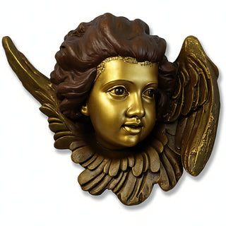 Twin Angels Wall Plaque — Bronze finish